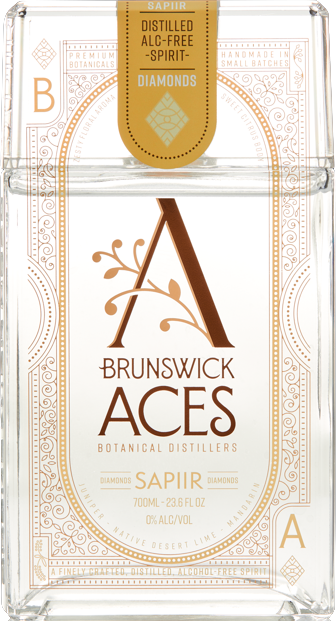 Brunswick Aces Diamonds Sapiir bottle